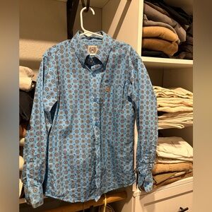 Cinch boy’s western shirt size 6-8 GUC